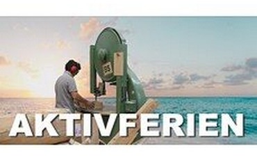 Sommer 2023: Holzwerken und Rheinbaden